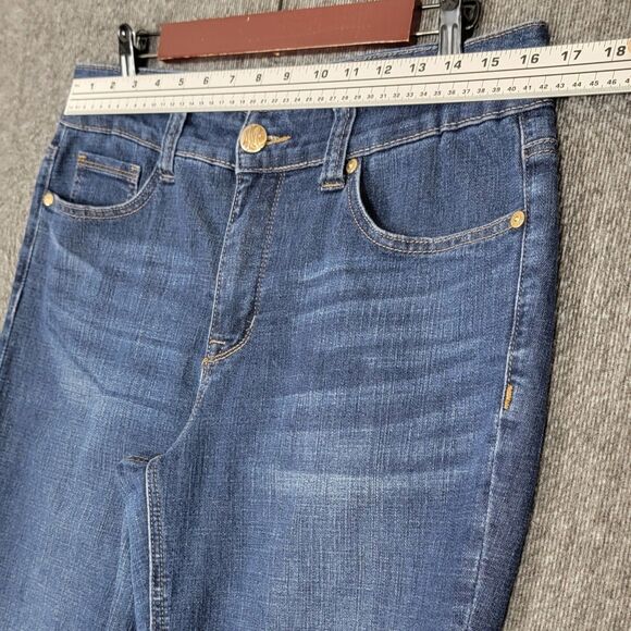 Melissa McCarthy Seven7 Jeans Womens 12 Blue Skinny Slimming Silhouette System - Picture 3 of 16